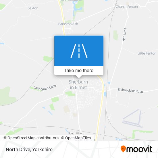 North Drive map