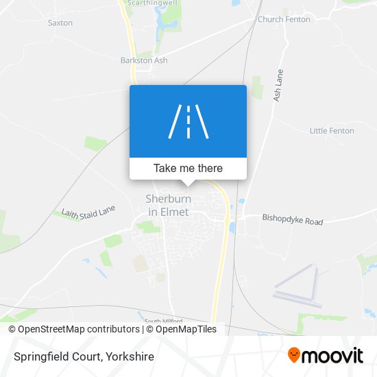 Springfield Court map