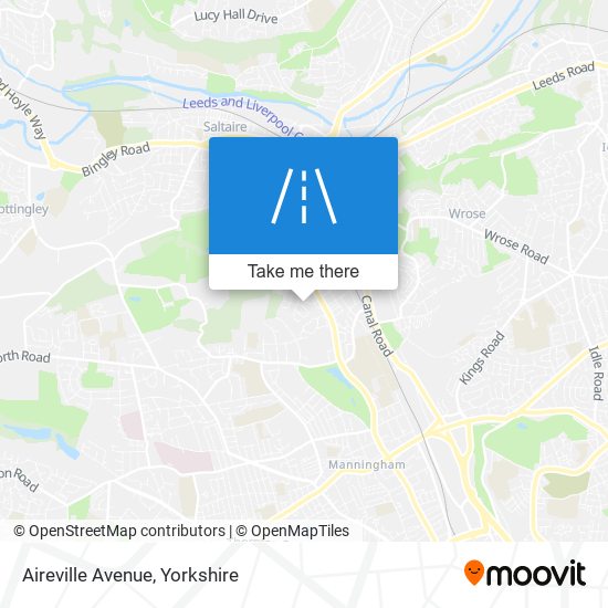 Aireville Avenue map