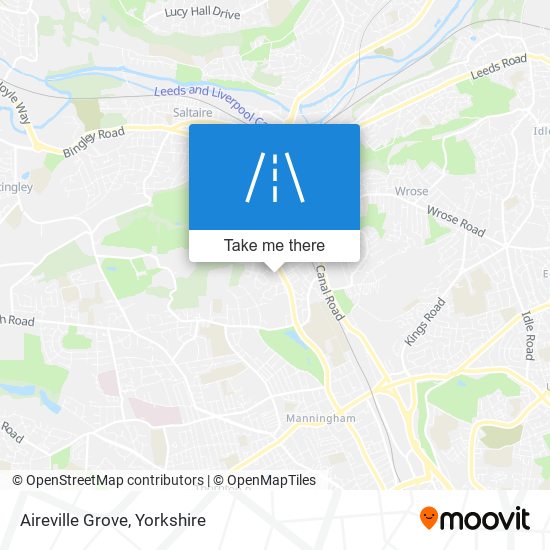 Aireville Grove map