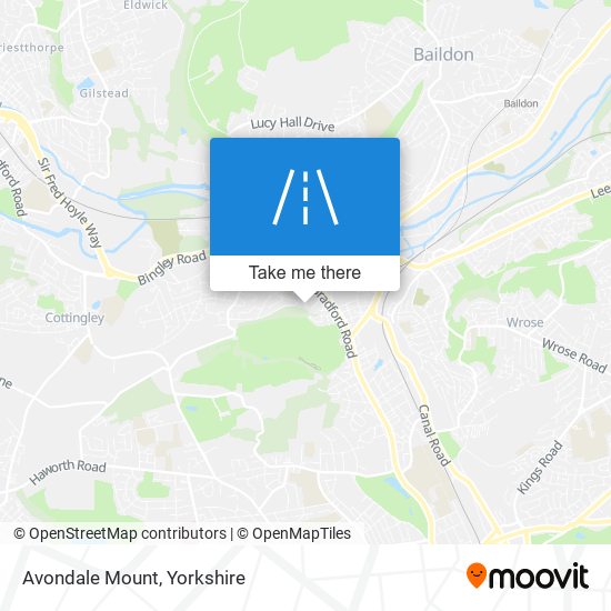 Avondale Mount map