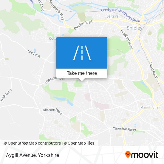 Aygill Avenue map