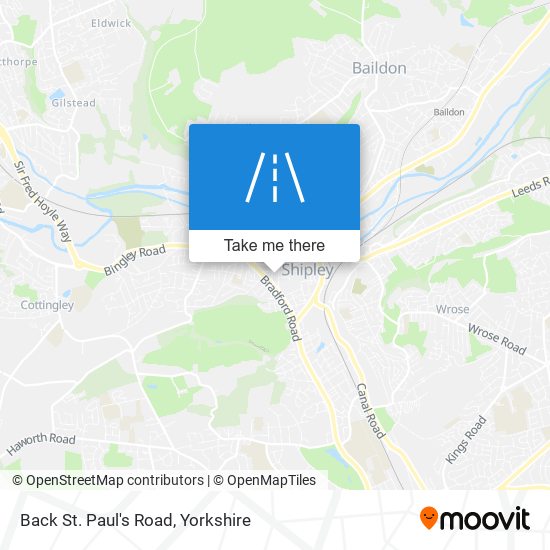 Back St. Paul's Road map