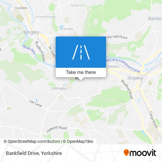 Bankfield Drive map
