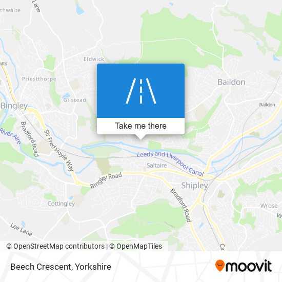 Beech Crescent map