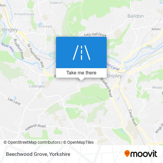 Beechwood Grove map