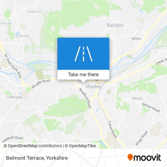 Belmont Terrace map