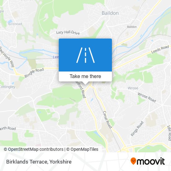 Birklands Terrace map