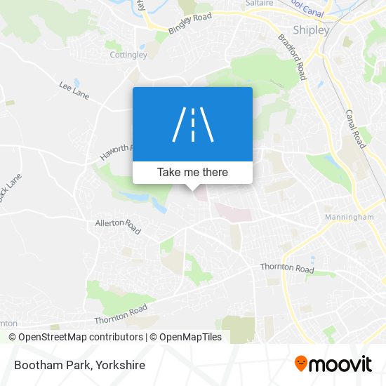 Bootham Park map
