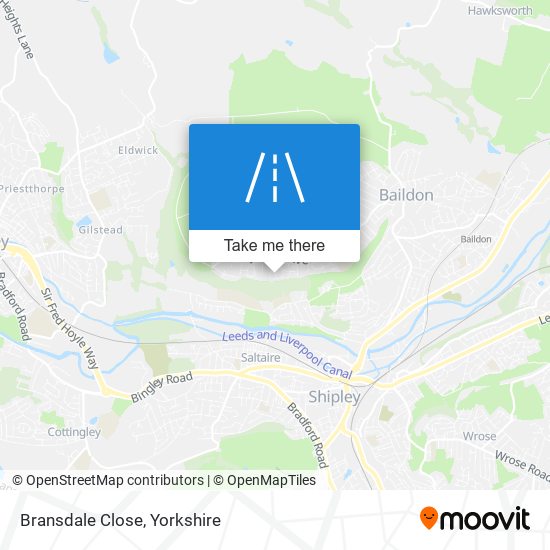 Bransdale Close map