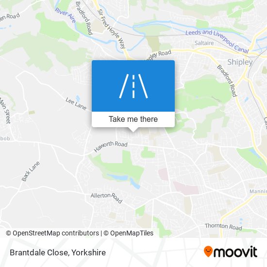 Brantdale Close map