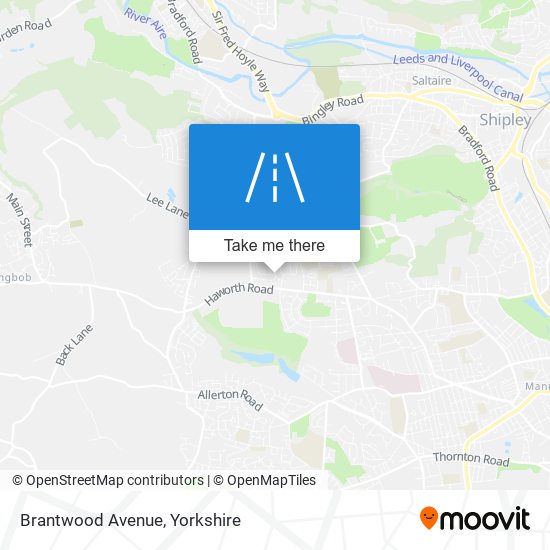Brantwood Avenue map