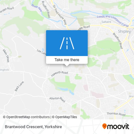 Brantwood Crescent map