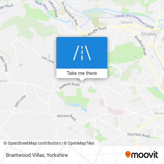 Brantwood Villas map
