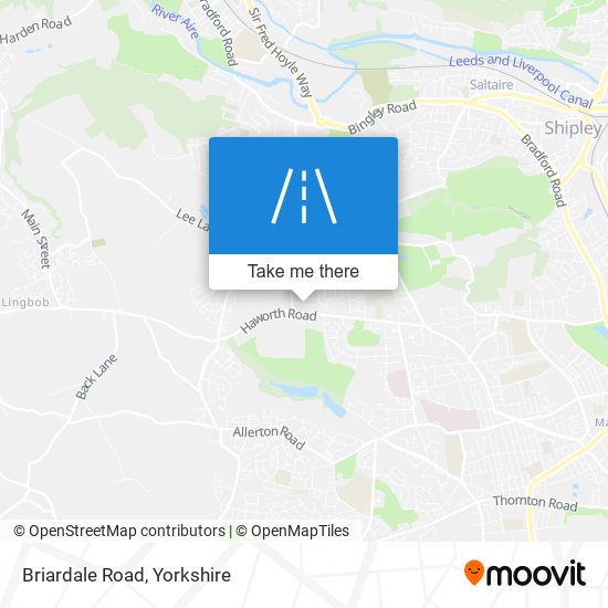 Briardale Road map
