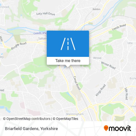 Briarfield Gardens map