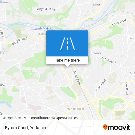 Byram Court map