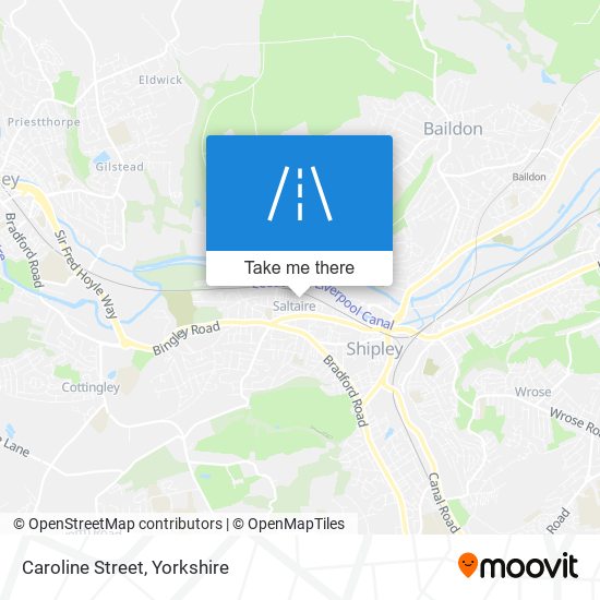 Caroline Street map