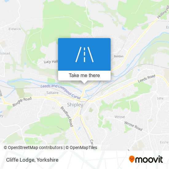 Cliffe Lodge map