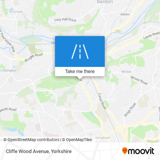 Cliffe Wood Avenue map