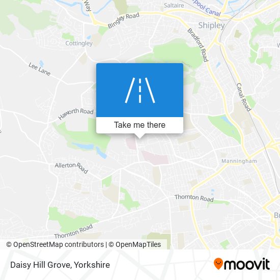 Daisy Hill Grove map