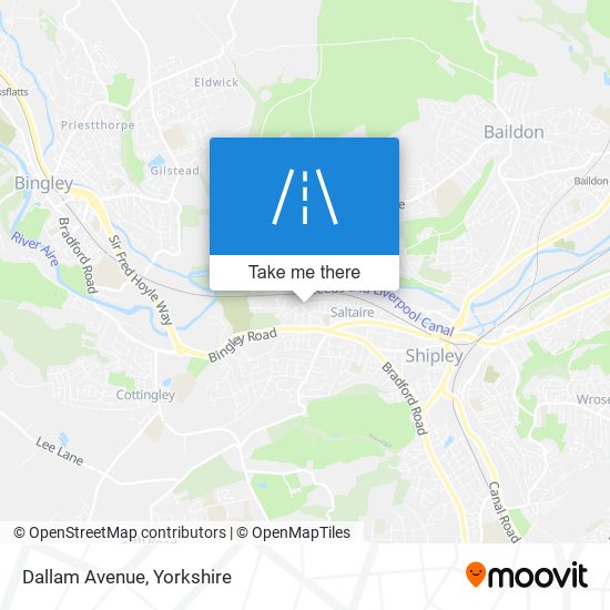 Dallam Avenue map