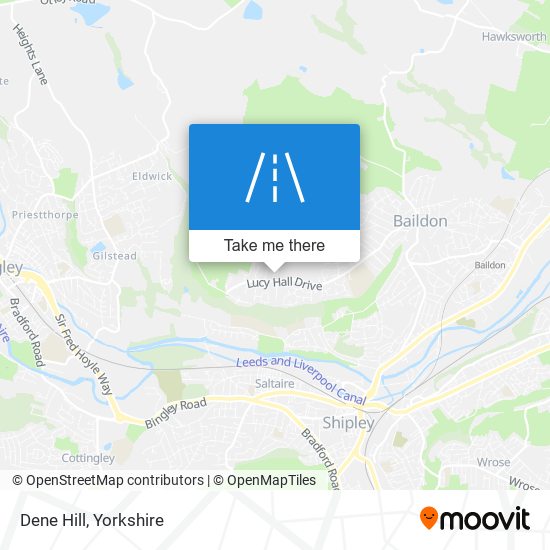 Dene Hill map