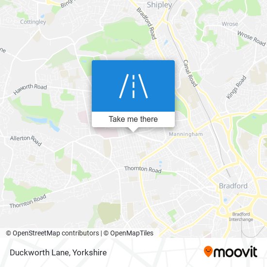 Duckworth Lane map