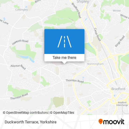 Duckworth Terrace map
