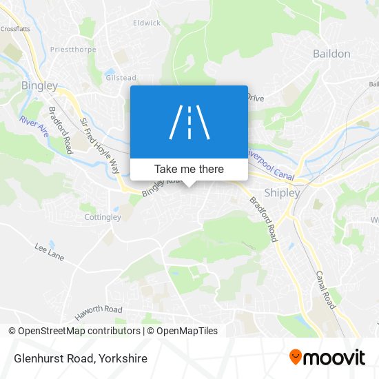 Glenhurst Road map