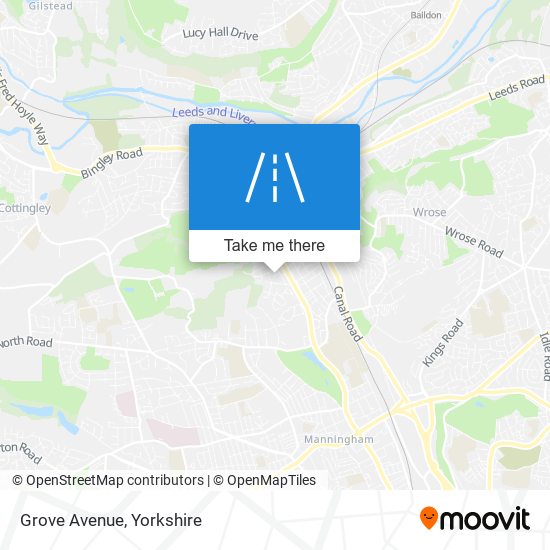 Grove Avenue map