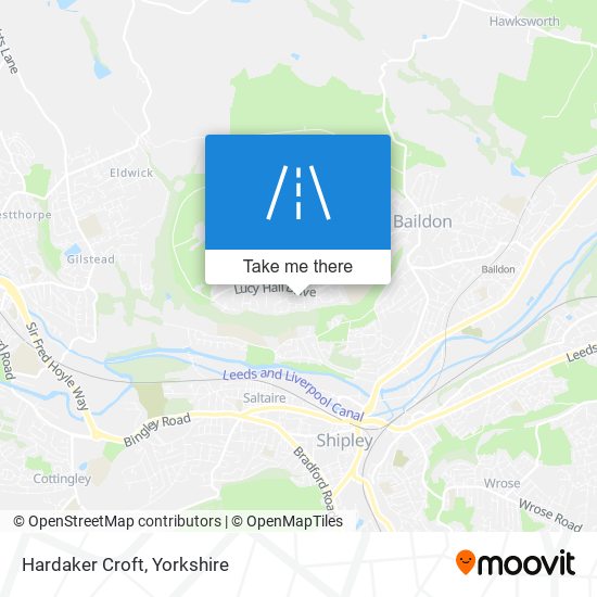 Hardaker Croft map