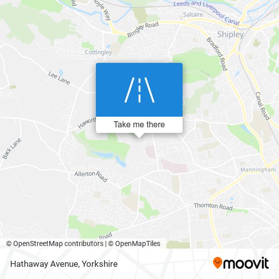 Hathaway Avenue map
