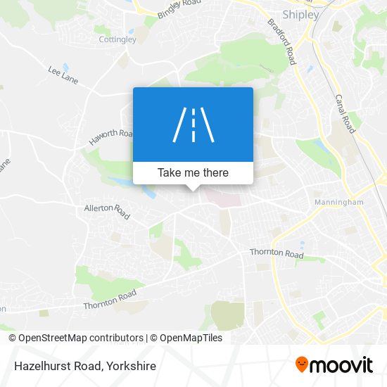 Hazelhurst Road map