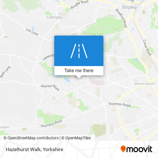 Hazelhurst Walk map