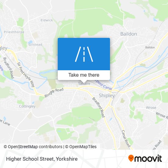 Higher School Street map