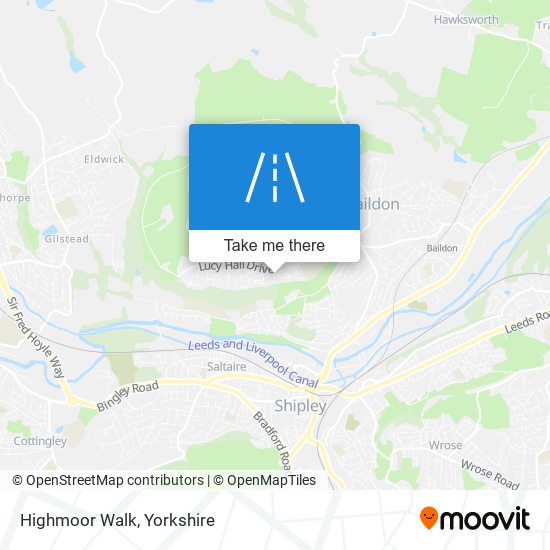 Highmoor Walk map
