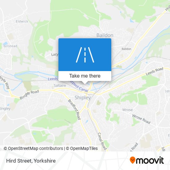 Hird Street map
