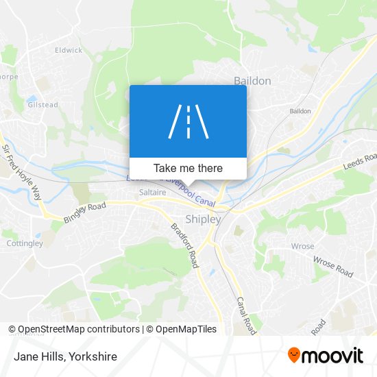 Jane Hills map