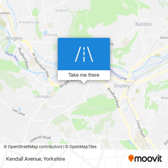 Kendall Avenue map