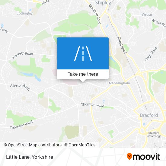 Little Lane map