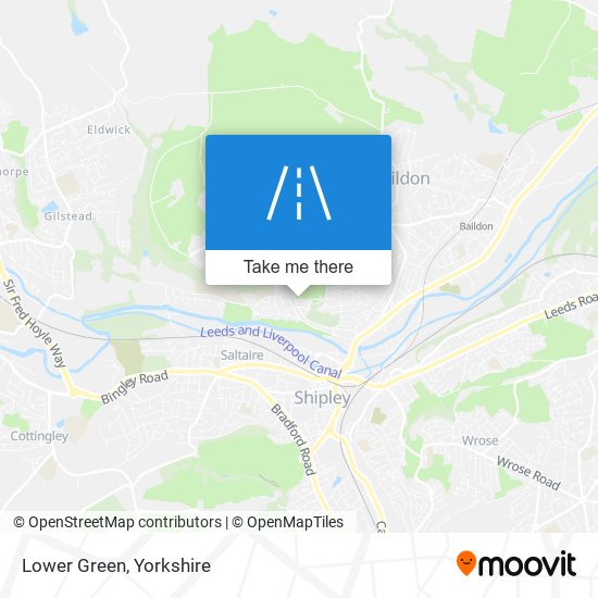 Lower Green map