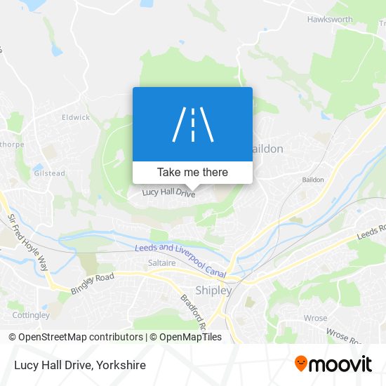 Lucy Hall Drive map