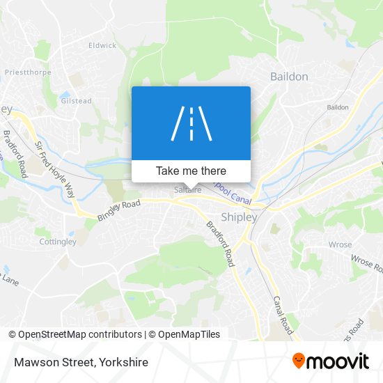 Mawson Street map