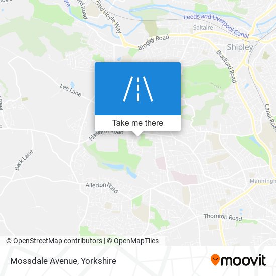 Mossdale Avenue map