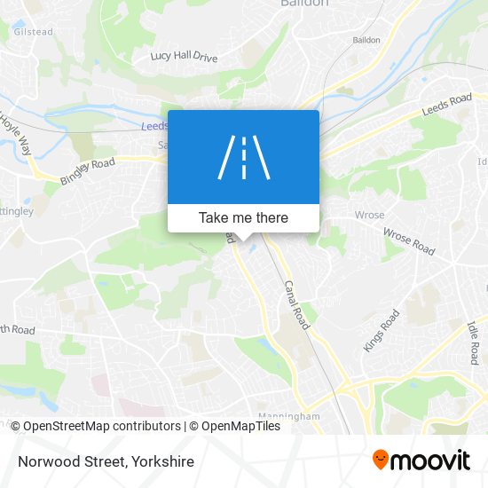 Norwood Street map