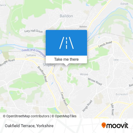 Oakfield Terrace map