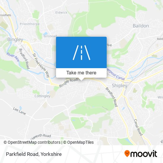 Parkfield Road map
