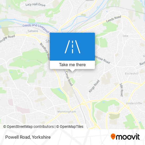 Powell Road map
