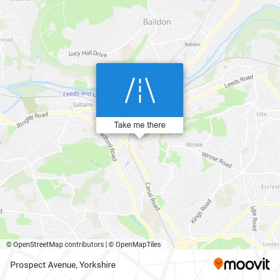 Prospect Avenue map